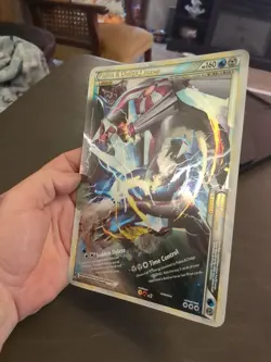 Palkia & Dialga Legend 102/102 Jumbo Oversized Holo Card - Rare - 2010 LP - Image 3