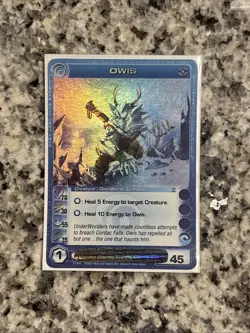 Owis Max C Super Rare 1st Edition Chaotic TCG Card Dawn of Perim LP - Image 1