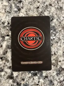 Owis Max C Super Rare 1st Edition Chaotic TCG Card Dawn of Perim LP - Image 3