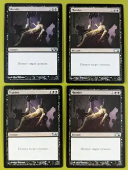 Murder x4 Magic 2013 M13 4x Playset Magic the Gathering MTG - Image 1