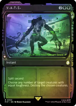 MTG FOIL V.A.T.S. Showcase - Fallout Commander #333 - Image 1