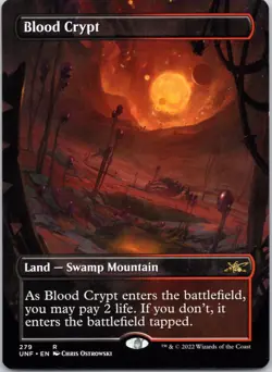 Blood Crypt (Borderless) 279 Unfinity NM MTG - Image 1