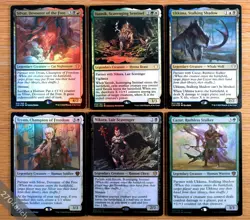 Set of 6 Commander 2020 Legendary FOIL Partner Creatures NM Magic MTG EDH Group - Image 1