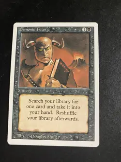 MTG - LP - Revised Edition - Demonic Tutor - Image 1