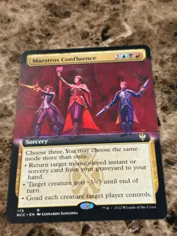 MAESTROS CONFLUENCE Magic MTG Streets of New Capenna Extended Art - Image 1