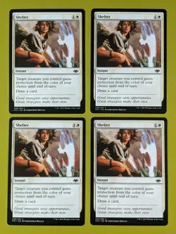 Shelter x4 Modern Horizons 4x Magic the Gathering MTG - Image 1