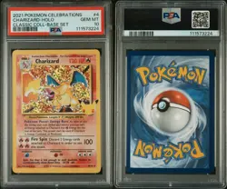 2021 Pokemon Celebrations Charizard Holo Rare 4/102 PSA 10 GEM MINT 💎 - Image 2