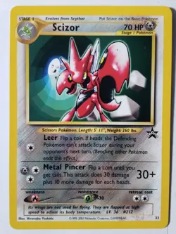 PROMO Scizor # 33 NM / M - BLACK STAR - Pokemon Card Unplayed $2 Flat Shipping - Image 1
