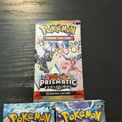 Pokemon TCG Pack Lot Of 3 Packs! Prismatic Evolutions, Paradox Rift, JT - Image 2