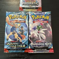 Pokemon TCG Pack Lot Of 3 Packs! Prismatic Evolutions, Paradox Rift, JT - Image 3