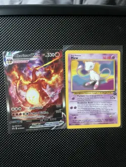 Charizard VMAX Holo SWSH261 & Mew 8 Black Star Promo NM Condition Pokemon TCG - Image 1