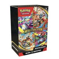 Pokemon TCG Mega Evolution Booster Bundle (6 Packs) *NEW & SEALED* - Image 1