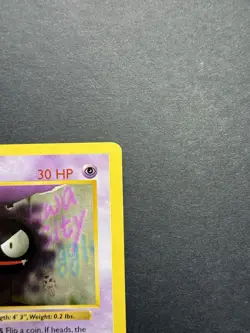 Pokemon Cards: Base Set 1st Edition Common: Gastly 50/102 - Image 3
