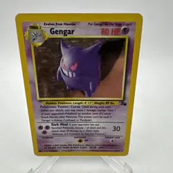 Pokemon TCG Gengar 5/62 Fossil Holo HP - Image 1