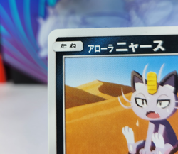 Alolan Meowth Gym Stamped Promo 255/SM-P Pokemon - Image 2