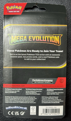 Pokemon TCG: Mega Evolution - Checklane Blister Booster - Lycanroc + Wailord - Image 3