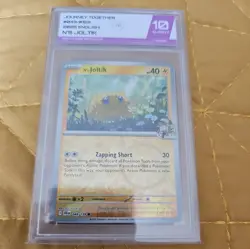 Pokemon TCG N's Joltik 049/159 Sv09: Journey Together Reverse Holo NM PSA 10 - Image 1