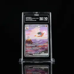 Pokemon Charizard ex 151 MEW EN Special Illustration Rare #199 TAG 10 Gem Mint - Image 1