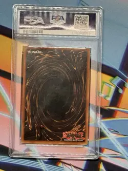 2002 Yu-Gi-Oh Blue Eyes White Dragon LOB-001 1st EDITION PSA 1 Low POP English - Image 2