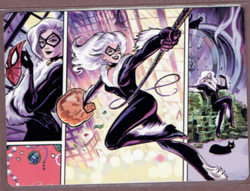 Black Cat, Cunning Thief Art Card Art Series: Marvel's Spider-Man - PACK FRESH - Image 1