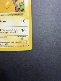 Pokemon Cards: Base Set 1st Edition Common: Pikachu 58/102 - Image 4