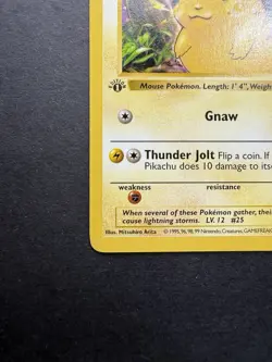 Pokemon Cards: Base Set 1st Edition Common: Pikachu 58/102 - Image 5