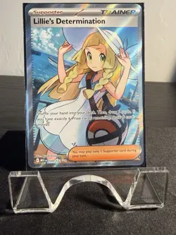 Lillie's Determination 169/132 Ultra Rare Full Art Pokemon Card Near Mint - Image 1