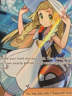 Lillie's Determination 169/132 Ultra Rare Full Art Pokemon Card Near Mint - Image 4