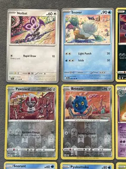 Pokemon Cards Lot Tomokazu Komiya Art Noibat Bidoof Vibrava Holo Pawniard + More - Image 2