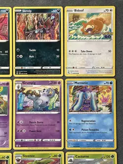 Pokemon Cards Lot Tomokazu Komiya Art Noibat Bidoof Vibrava Holo Pawniard + More - Image 4
