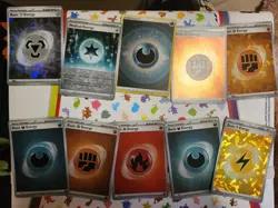 Lot Of 10 Holo Energy Pokemon TCG Cards - Image 1