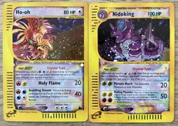 [ART CARD] Nidoking & Ho-oh Aquapolis CUSTOM MADE *READ DESCRIPTION* - Image 1