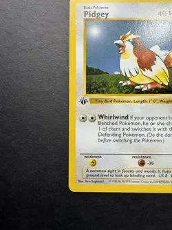 Pokemon Cards: Base Set 1st Edition Common: Pidgey 57/102 - Image 5
