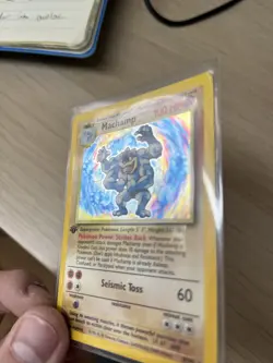 Pokemon Cards: Base Set Rare Holo: Machamp 8/102 - Image 3