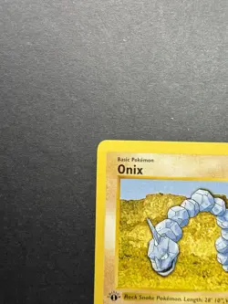 Pokemon Cards: Base Set 1st Edition Common: Onix 56/102 - Image 2