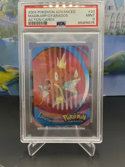 PSA 9 2004 Gyarados Magikarp Pokemon Advanced Action Card #20 Low Pop - Image 2
