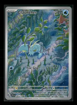 Clauncher 205/198 Scarlet & Violet Base Set IR Holo Pokemon Card NM - Image 1