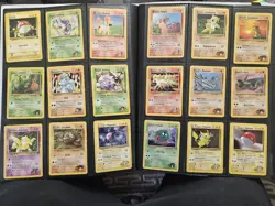 Pokemon Card Vintage Binder Lot 80 Cards Jungle Rocket Gym Heroes 1st Ed. LP-HP - Image 5