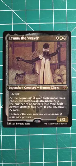 Tymna the Weaver Foil Etched Card Commander Legends NM-Mint Condition MTG - Image 1