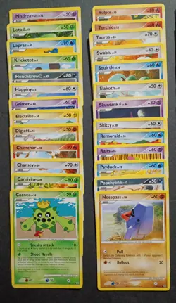 Pokemon - Platinum Base Set - Partially Complete - 62 Cards - No Duplicates - LP - Image 2
