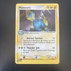 Manectric 9/109 Holo Rare Ex Ruby and Sapphire Pokemon Card NM - Image 1