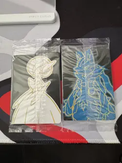 SEALED Mega Evolution ETB Alakazam 009 & Riolu 010 Black Star Promo Cards NM - Image 2