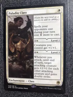 x1 Paladin Class AFR MTG 29/281 RARE M/NM 1x - Image 1