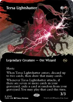Tersa Lightshatter (Borderless) [Tarkir: Dragonstorm] Foil Near Mint - Image 1