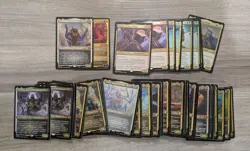 MTG Magic Lot of 84 Thick Stock Display Commanders Zhulodok Ulalek Fallout - Image 1