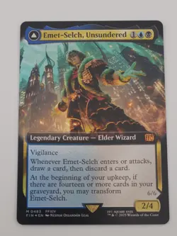 Final Fantasy MTG: Emet-Selch, Unsundered. Extended Art Foil #483 mythic - Image 1