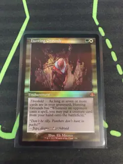 MTG Magic The Gathering Hunting Grounds Foil Retro Frame Enchantment Commander - Image 1