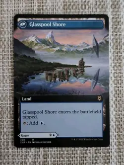 Glasspool Mimic/ Shore-Rare Borderless Full Art NM Zendikar Rising ZNR 328 MTG - Image 2