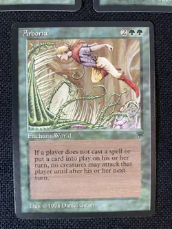 3X MTG Arboria NM+ Unplayed English Legends Magic the Gathering - Image 2