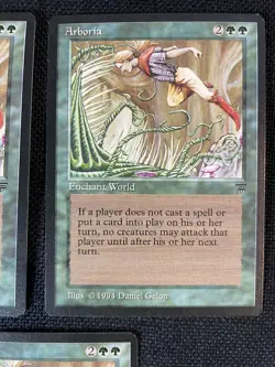 3X MTG Arboria NM+ Unplayed English Legends Magic the Gathering - Image 3